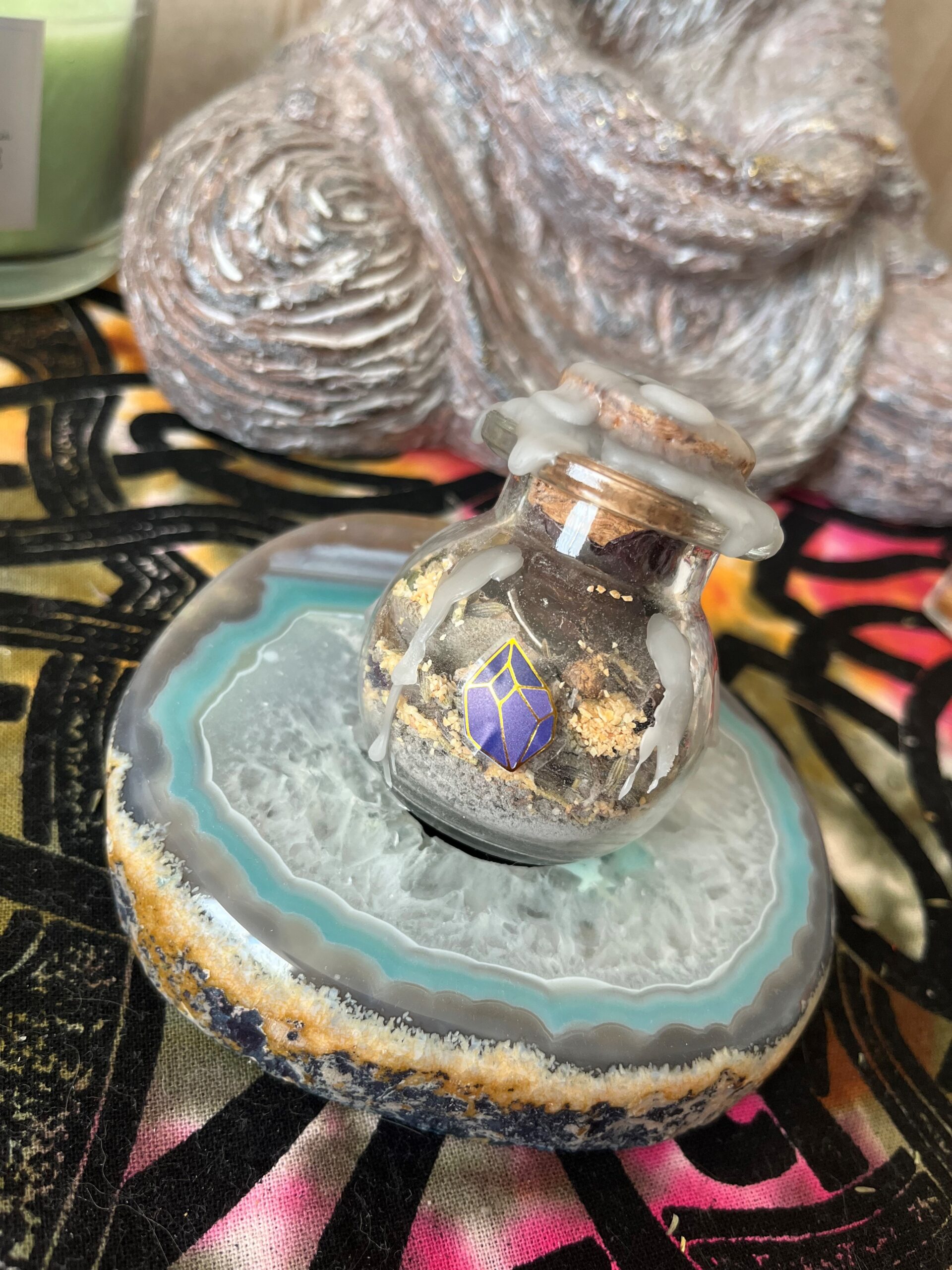 spell jar fiole de protection
